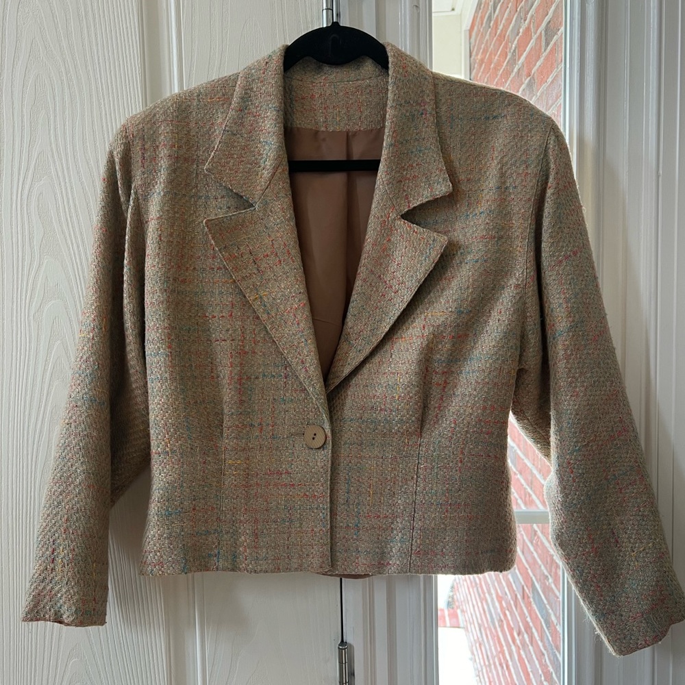 Vintage Doncaster II Tweed Blazer sz8